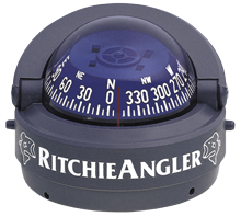 Ritchie Kompass Modell 'Explorer Ra-93', 12v, Aufbaukompass, Rose Ø69,9mm/5°, Ritchie Angler - 067032 72dpi - 9067032