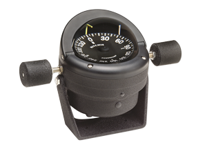 Ritchie Kompass Modell 'Helmsman Hb-845', 12v, Bügelkompass, Rose Ø95mm/5°, Schwarz - 067304 72dpi - 9067304