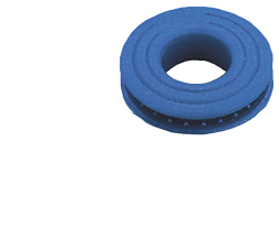 Allpa Kunststoff Segelöse, Ø14mm, Blau (Wird Mit Hammer Gestanzt) (Display-Karton 12 Stück) - A2214000 72dpi - A2214000