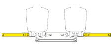 Seastar Außenbord Zylinder Seitenmontage - Hc5370 3a 72dpi - HC5370-3