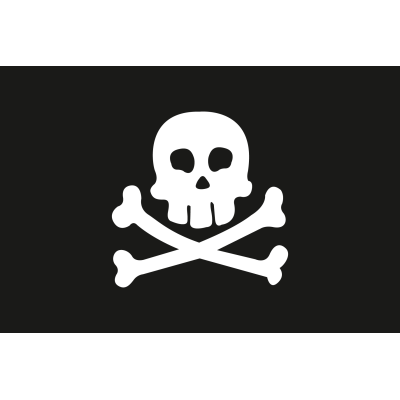 Allpa Piraten Flagge 50x75cm - Pirat5075 72dpi - PIRAT5075