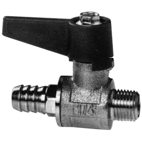 Messing-Verchromter Mini-Kugelhahn Mit T&uuml;lle 12mm, 1/4", Innen- & Au&szlig;engewinde - 001134a 72dpi - 9001134A