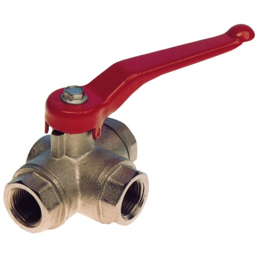 Messing-Verchromter 3-Wege Kugelhahn 'T-Flow', 1-1/2" - 001551g 72dpi - 9001551G