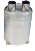 Niro Wassersammler, Vertikal, Schlauchanschlu&szlig; &Oslash;40mm, H=200mm, &Oslash;160mm - 003400 72dpi 2 - 9003400