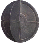 Kunststoff Signalball, Zusammenlegbar, &Oslash;350mm, Schwarz - 008005 72dpi - 9008005
