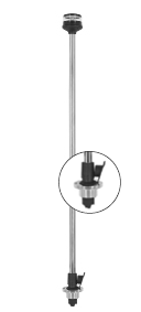 Led Navigations Stablaterne 12v, 360&deg;; L=1000mm, Fussmontage - 015500 72dpi 1 - 9015500