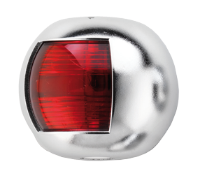 Positionslaterne, Verchromtes Geh&auml;use; Rot, 112.5&deg; - 015550 72dp - 9015550