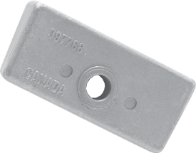 Aluminium Anode Omc/Johnson/Evinrude, Block (Oem 398331) - 017088 72dpi - 9017088A