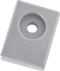 Aluminium Anode Suzuki Aussenborder, Small Block (Oem 55320-95310) - 017132a 72dpi - 9017132A