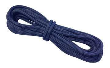 Festmacher Geflochten Handgearbeitet T16 + Splei&szlig; 10mm, Dunkelblau, L=6,5m - 020608 1 - 9020610