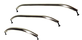 Niro Handlauf Mit M8-Gewindestifte, &Oslash;25mm, H=50mm, L=400mm - 024306 72dpi - 9024306