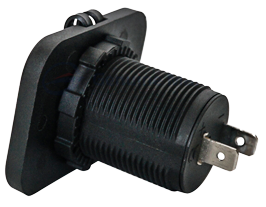 Wasserdichte Einbau Steckdose 12v, Inkl. Abdeckung - 025318 1 72dpi - 9025318