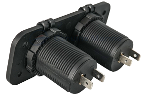 Wasserdichter Dc Steckdose, 2x 12v Eingang (Doppell) - 025326 3 72dpi - 9025326