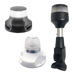 Hella Naviled Vollkreis Rundumlicht Wei&szlig;, 9-33v, 360&deg;, 2nm, Schwarzer Fu&szlig;, &Oslash;90mm, H=83mm - 041350totaal 72dpi - 9041335