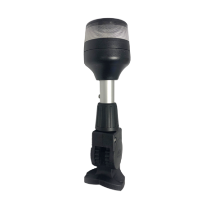 Hella Naviled Toplicht, Wei&szlig;-Rundumscheinend, 9-33v, 360&deg;, 2nm, Schwarz (Klappbar) Auf Aluminium Stange - 041359a 72dpi - 9041359