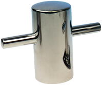 Niro Poller Bolzenmontage M12, &Oslash;70mm, H=145mm - 048300 72dpi - 9048340