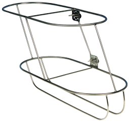 Niro Fenderkorb, Schr&auml;ges Modell F&uuml;r 2 Fender (Links), A=650mm, B=330mm (Comet 4) (&Oslash;25mm Befestigungsb&uuml;gel) - 048740l 72dpi - 9048740L