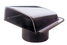 Kunststoff Montageplatte Mit Schlauchanschluss (&Oslash;76mm) F&uuml;r L&uuml;ftungsmuschel 9078123 - 048981 0 72dpi - 9048981