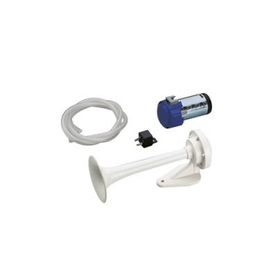 Abs Signalhorn Mit Kompressor, Einklang, L=250mm, 12v (116db(A)-420hz), Wei&szlig; - 05062 72dpi - 905062