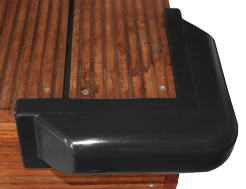 Stegfender Gro&szlig;, 90&deg;, 60x500mm, Schwarz - 059046 - 9059046