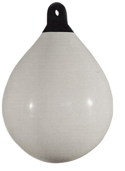 Solid Head Boje, &Oslash;450, L=620mm, Wei&szlig; Mit Schwarzem Kopf (Gr&ouml;&szlig;e 2) - 059502 72dpi - 9059502