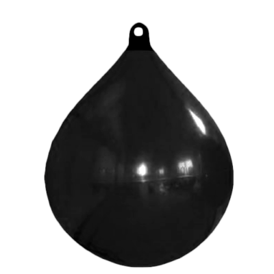 Allpa Solid Head Boje, Ø550, L=730mm, Schwarz Mit Schwarzem Kopf (Größe 3) - 059521 2 - 9059523