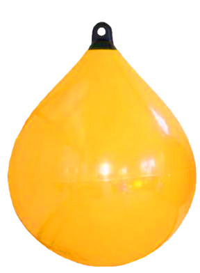Solid Head Boje, &Oslash;350, L=480mm, Gelb Mit Schwarzem Kopf (Gr&ouml;&szlig;e 1) - 059531 - 9059531
