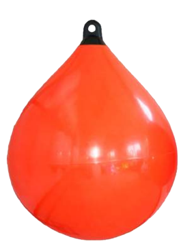 Allpa Solid Head Boje, Ø650, L=880mm, Orange Mit Schwarzem Kopf (Größe 4) - 059541 1 3 - 9059544