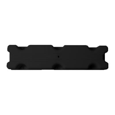 Blockfender, 100x12x7cm, 1,8kg, Schwarz (Gr&ouml;&szlig;e 2) - 059714 72dpi - 9059714