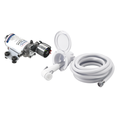 Wasserdrucksystem Mit Duschsatz Pa2, 12/24v - 06150 72dpi - 906150