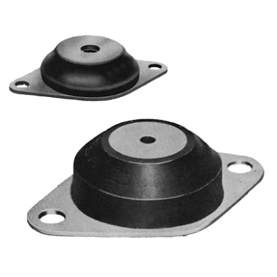 Equi-Frequency Motorlager, 60&deg; Shore, Gewinde M6, Abm. 59x35x12mm, Max. 240n (Steifheit 150n/Mm) - 063098 72dpi - 9063098