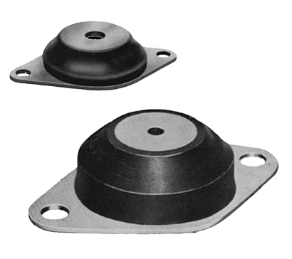 Equi-Frequency Motorlager, 60&deg; Shore, Gewinde M6, Abm. 59x35x12mm, Max. 240n (Steifheit 150n/Mm) - 063098 72dpi - 9063098