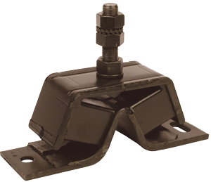 Flexibles Motorlager, 50&deg; Shore, Stift M16, Abm. 205x60x75mm, Max. 75kg - 063150 1 - 9063150/S