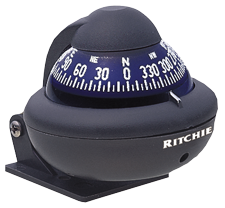 Ritchie Kompass Modell 'Sport X-10m', Bügelkompass, 12v, Rose Ø50,8mm/5° - 067010 72dpi - 9067010