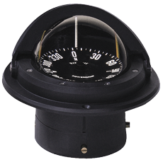 Ritchie Kompass Modell 'Voyager F-82', 12v, Einbaukompass, Rose Ø76,2mm/5°, Schwarz - 067054 72dpi - 9067054