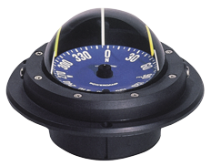 Ritchie Kompass Modell 'Voyager Ru-90', Einbaukompass, Rose &Oslash;76,2mm/5&deg;, Schwarz - 067058 72dpi - 9067058