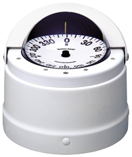 Ritchie Kompass Modell 'Navigator Dnw-200', Aufbaukompass, 12v, Rose &Oslash;114,3mm/5&deg;, Wei&szlig; - 067092 72dpi - 9067092