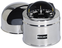 Ritchie Kompass 'Globemaster D-515-P', 12/24/32v, Aufbau, &Oslash;127mm/2 Of 5&deg;, Niro (Motor) - 067388 72dpi - 9067388