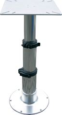 Springfield Aluminium-Tischbein 'Tristar' mit 3-Stufen-Gasdruckverstellung, H=335-714mm, mit flachem Fu&szlig; - 069194 72dpi - 9069194