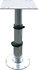 Springfield Aluminium-Tischbein 'Tristar' mit 3-Stufen-Gasdruckverstellung, H=335-714mm, mit flachem Fu&szlig; - 069194 72dpi - 9069194