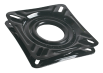 Lackierte St&auml;hlerne Drehscheibe Ohne Lock, Schwarz - 069404 72dpi - 9069404