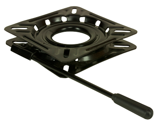 Springfield schwarz lackierte Stahl Drehscheibe mit Lock - 069474 72dpi - 9069474
