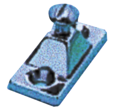 Niro Verdeckbeschlag Seitenmontage, Fu&szlig; 51x22,25mm, Schraube &Oslash;6,3mm - 072165 72dpi - 9072165