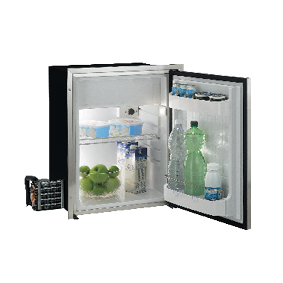 Niro Einbauk&uuml;hlschrank 'Sea Steel' 'C75lx', 75l (Gefrierfach 10,2l) 12/24v, Ext. Kompressor - 075572 72dpi 1 - 9075572