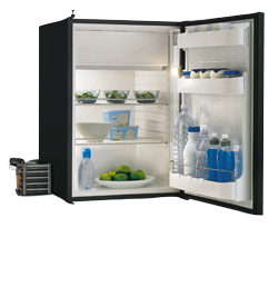 Einbauk&uuml;hlschrank 'Sea Classic', Modell 'C95l', 96l (Gefrierfach 12,8l) 12/24v, Ext. Kompressor - 075595 72dpi - 9075595