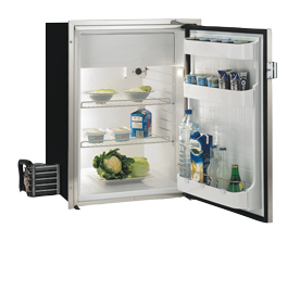 Niro Einbauk&uuml;hlschrank 'Sea Steel' 'C130lx', 133l (Gefrierfach 17,1l) 12/24v, Ext. Kompressor - 075602 72dpi - 9075602