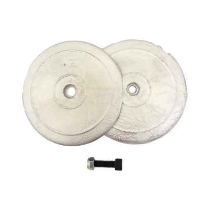 Zink Runde Rudderblattanoden &Oslash;125mm (Satz) - 077907 72dpi - 9077907