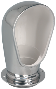 Niro L&uuml;fter, Ovales Modell, Einschlie&szlig;lich Abdeckplatte (4") & Deckel, A=101mm, B=254mm, C=128mm - 078127 72dpi - 9078127