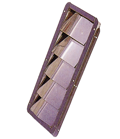Niro L&uuml;ftungblech 'Louvre', 305x87x27mm (Einbauma&szlig;e), 328x112mm (Au&szlig;enma&szlig;e) - 078131 72dpi - 9078131