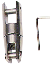 Niro Ankerketteverbindungsglied, A=115mm, B=18mm, C=14mm, D=48mm, E=28mm (Wirbelnd Modell, Bis 1350kg) - 078383 72dpi - 9078383